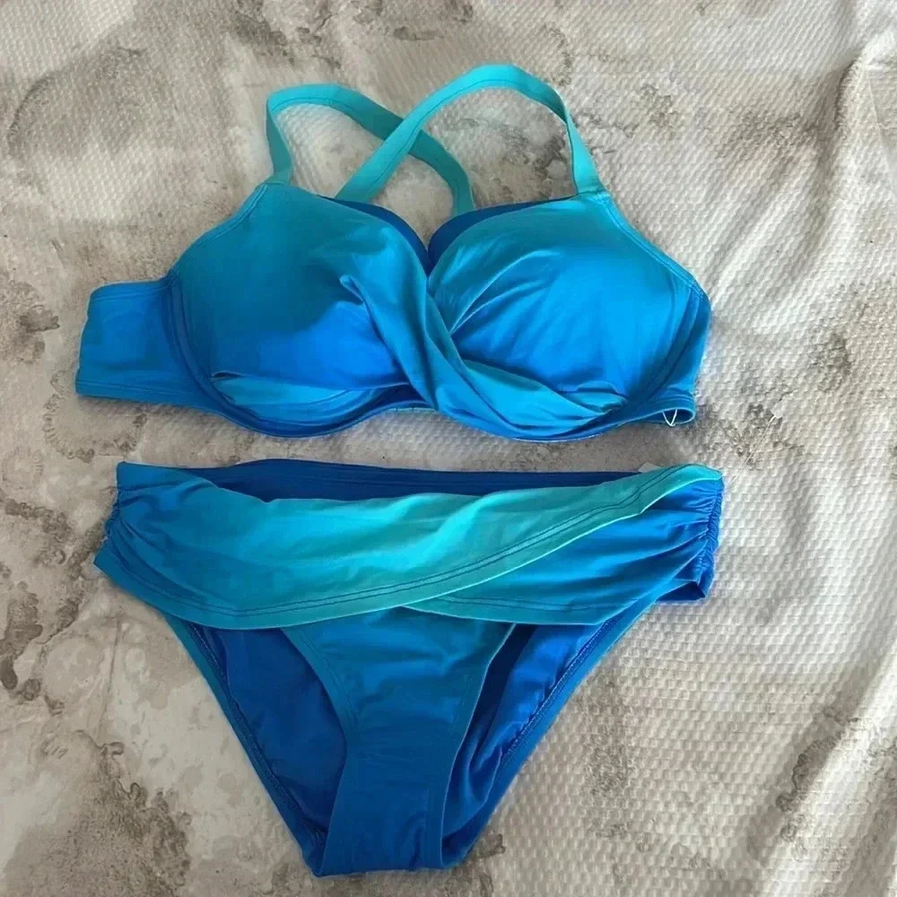 Bleu Rod Beattie Coast To Coast Underwire Molded Bikini Top and Bottom
